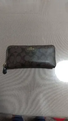 COACH コーチ ブラウンレザー長財布 WALLET 未使用