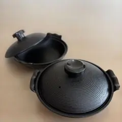 南部鉄器岩鋳 ミニスキレット目玉 焼器 2点のサムネイル