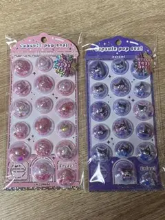 [正規品]サンリオカプセルポップシール マイメロディ・クロミ 2種類セット
