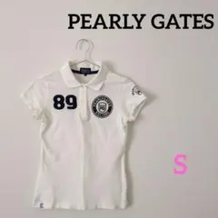 PEARLY GATES　パーリーゲイツ　レディース　ゴルフウェア　半袖　白　0