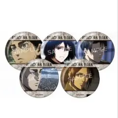 進撃の巨人 限定 缶バッジ WIT STUDIO カラオケの鉄人
