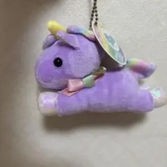 ユニコーンぬいぐるみ（紫色）