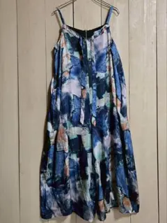 サロペット　オールインワン ワイド　体型カバー　楽チン　普段着 大きいサイズ