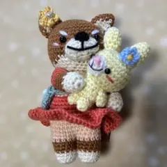 ハンドメイド あみぐるみ 動物 ぬいぐるみ