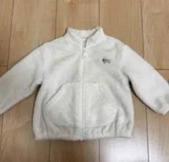 ホワイトフリースジャケット