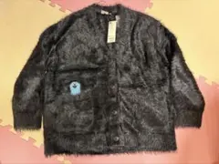 GU パペットスンスン　オーバーサイズカーディガン　XL 黒