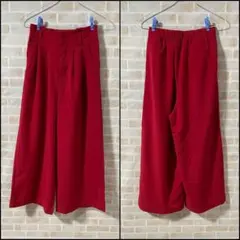 レトロガール レッド ワイドパンツ