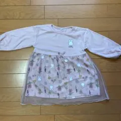 miffy ミッフィー 長袖ワンピース 80cm