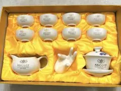 (訳あり)ASCOTT 中国茶器セット 陶器製