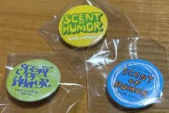 back number SCENT OF HUMOR 缶バッジ 3個セット