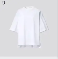 UNIQLO スーピマコットンオーバーサイズT（5分袖） ユニクロ +J