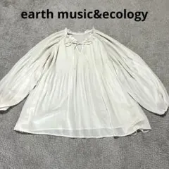 earth music&ecology長袖ブラウス