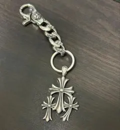 シルバー キーリング キーホルダー クロス ダガー エクストラ