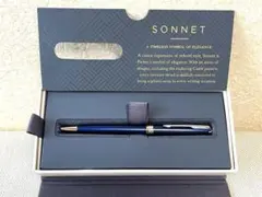PARKER パーカー SONNET ソネット ボールペン ブルー 替芯付きのサムネイル