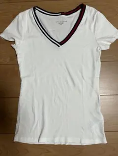SALE‼️TOMMY HILFIGER VネックTシャツ S/P ホワイト