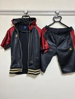 【希少/魔裟斗モデル】 チャンピオン セットアップ ジャージ 上下セット 黒×金