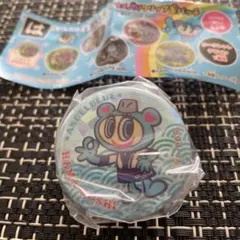 ANGEL BLUE はま寿司 ラメ入りクリップ缶バッジ(シークレット)