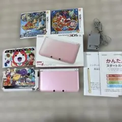 ニンテンドー3DS LL ピンク×ホワイトおまけ付き
