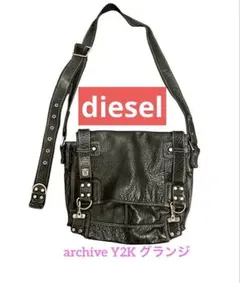 【希少】DIESEL メッセンジャーバッグ ベージュ archive y2k 2026年最新】ARCHIVE diesel shoulder bagの人気アイテム - メルカリ