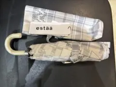 estää 折りたたみ傘 晴雨兼用 グレー系