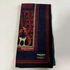 大判　SONIA RYKIEL ハンカチ ペイズリー柄のサムネイル