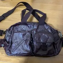 Kipling ボルドー　ショルダーバッグ