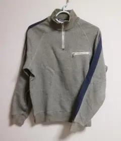 ハーフジップ スウェット