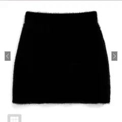 GRL / インパン裏地付きシャギーニットミニスカート