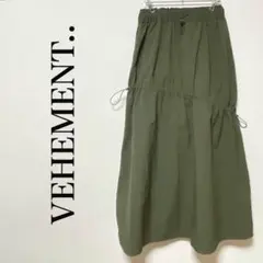 VEHEMENT.. ドロストナイロンスカート　Aライン