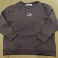 裏起毛 LOGOS DAYS トレーナー 120 ダークグレー 110