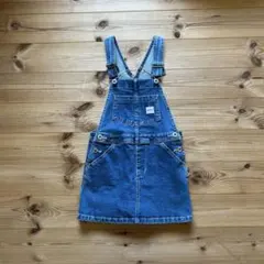 【美品】 EDWIN ジャンパースカート デニム 120㎝