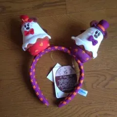 ディズニー　カチューシャ　ハロウィン　おばけ　35周年