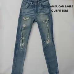 AMERICAN EAGLE OUTFITTERS ダメージ加工 US/0サイズ