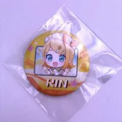 値下げ、未使用】鏡音リン プロセカ 缶バッジ キャラバッジ