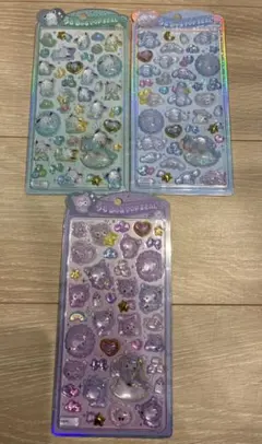 【正規品】うるちゅる　サンリオ　ベビー　ポチャッコ　シナモロール　クロミ　3枚