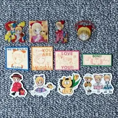 非売品　姫ちゃんのリボン　缶バッジ 非売品 姫ちゃんのリボン 缶バッジ 缶入りステッカー／姫ちゃん