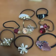 ヘアゴムセット ８個多彩なデザイン