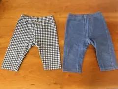 ユニクロベビー 90 パンツ レギンス 2点セット 保育園 男の子 女の子