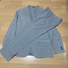 美品　ユニクロ 感動ジャケット パンツ セットアップ グレンチェック