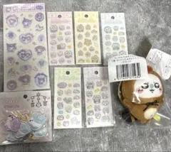 Chiikawa Baby ミニミニぷっくりシール ６枚　サンリオ１枚　モモンガ