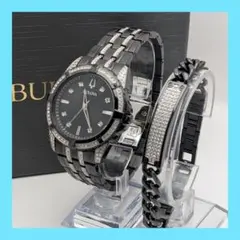 日本未発売】Bulova ブローバ スワロフスキー 腕時計 96B235 - メルカリ