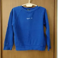 agnis b. 青色 トレーナー120cm　8ans