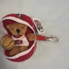 新品　ネバダ大学 UNLV キーホルダー　ベア　バスケ