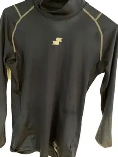 JASPO 黒 長袖 ハイネック アンダーシャツ L