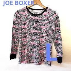 JOE BOXER ゼブラ柄長袖Tシャツ L リメイク用