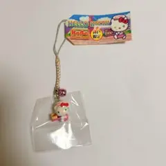 激レア】ハローキティ＆ 杏林堂 コラボ 根付けトリプル ストラップ