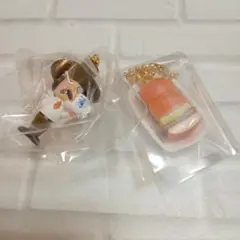 コメダ珈琲点　ボールチェーン付きマスコット 2点セット　ミニチュア