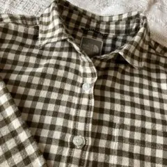 ノースフェイスアウトドア用ロングシャツ(S)
