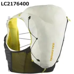 SALOMON ランニングベスト LC2176400 S ホワイト/イエロー