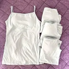 160cmユニクロエアリズムブラトップキャミ4点 まとめ売り初めてのブラに◎新品